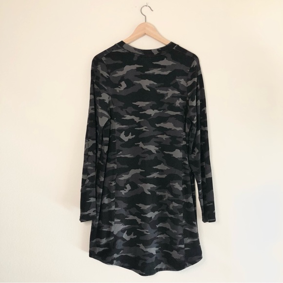 Athleta Balance Camo Sweatshirt Dress, L - Picture 5 of 10